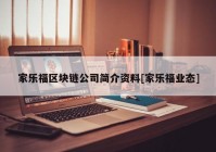 家乐福区块链公司简介资料[家乐福业态]